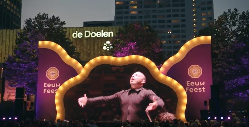 Afbeelding bij Aftermovie Eeuwfeest Schouwburgplein